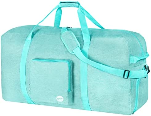 Foldable Duffle Bag 85L, Super Lightweight Travel Duffel for Luggage Sports Gym Water Resistant by WANDF