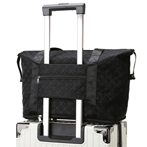 travel bag with trolly sleeve