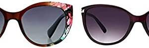 Foster Grant Women's SFGP19811 Aisha POL' Sunglasses, Patterned, One Size