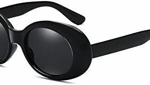 BOZEVON Retro Oval Sunglasses - UV400 Sunglasses Goggles For Women & Men