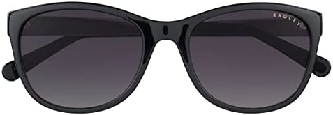 RADLEY SASHA Women's Sunglasses 104 Gloss Black/Smoke Gradient, 55/19/140