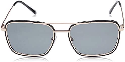 Amazon Brand – Hikaro Fashion Tony Stark Sunglasses,Vintage Square,UV Protection