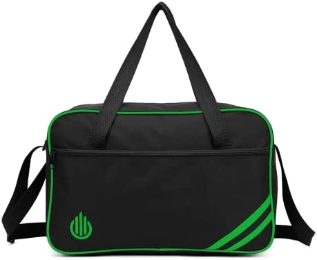 Black Green Ryanair Cabin Bags 40x20x25 Travel Duffel Bag Luggage Holdall Carry on Bag Overnight Weekender Shoulder Bag