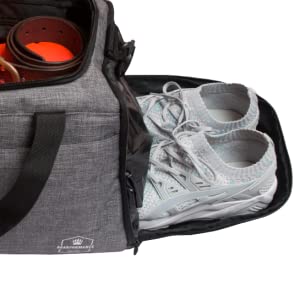 Sports bag shoe compartment
