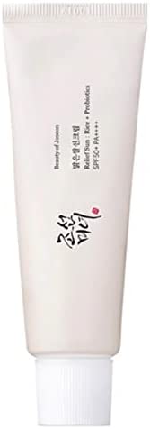 Beauty of Joseon Rice Probiotics Sunscreen Spf 50+ Sunscreen with rice extracts.