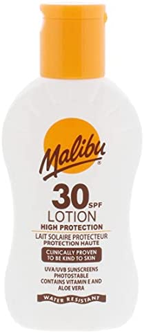Malibu Sun SPF 30 Lotion, Medium Protection Sun Cream, Water Resistant, Vitamin Enriched, 100ml