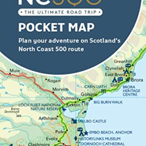 NC500 Pocket Map: Plan your adventure on Scotland’s North Coast 500 route