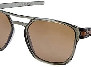 Oakley Mens OO9436-0354 Latch Beta Sunglasses, Olive Ink/Prizm Tungsten