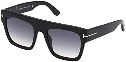 Tom Ford RENEE FT 0847 Shiny Black/Grey Shaded 52/21/140 women Sunglasses