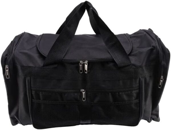 Zarfmiya Fitness Bag Men and Women Portable Sports Bag Fitness Travel Luggage Fitness Training Shoulder Bag Black