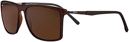 Zippo Men's Sunglasses UV400 Brown, one size