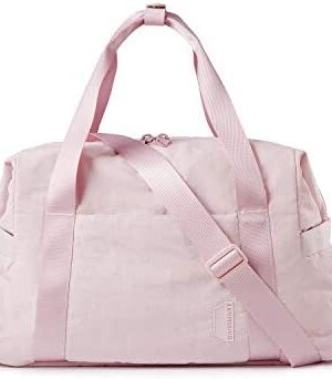 Weekender Bag, BAGSMART Travel Duffle Bag Carry On Bag Large Overnight Bag for Women, Pink