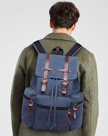 kono canvas casual backpack