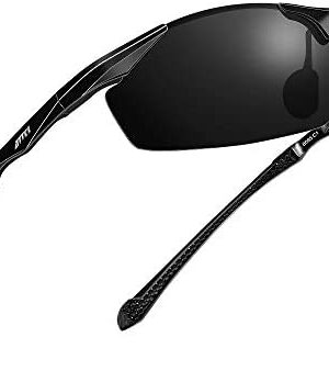 ATTCL HD Sunglasses man Polarized Driving Fishing Golf Sports Glasses Al-Mg Metal Frame Ultra Light UV400 CAT 3 CE