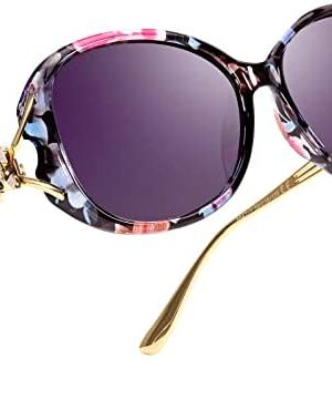 FIMILU Classic Oversized Sunglasses for Women, Polarized Lenses UV400 Protection Fashion Retro Eyewear