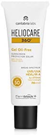 Heliocare 360 Oil-Free Gel SPF50 50ml / Gel Sunscreen For Face / Daily UVA UVB Visible light Infrared-A Anti-Ageing Sun Protection
