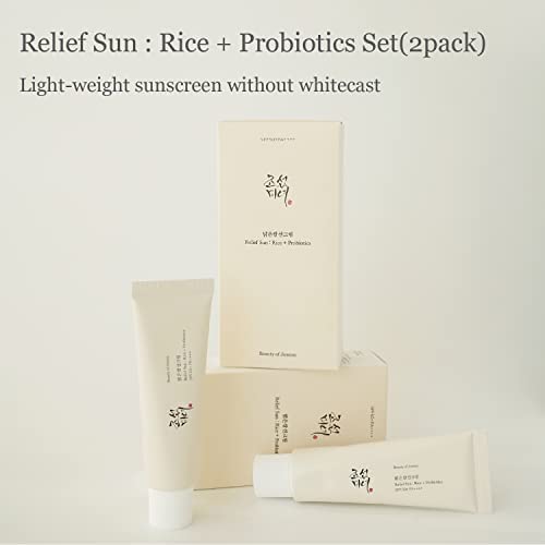 [Beauty of Joseon] Relief Sun : Rice + Probiotics - 2 Pack (50ml x 2), 100.0 millilitre
