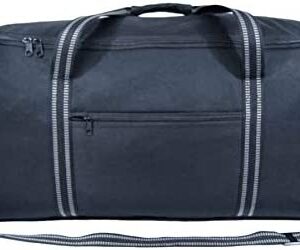 34 Inches Foldable Travel Bag, 120L Extra Large(XXL) Holdall Bag, Packable Duffle Bag, Lightweight Waterproof Duffel Holdall Bag Black
