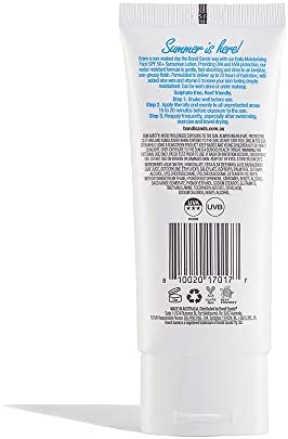 Bondi Sands Fragrance Free Face Sunscreen Lotion SPF 50+ | Gentle Formula Moisturises + Provides Broad-Spectrum Protection, Enriched with Aloe Vera and Vitamin E, Vegan + Cruelty Free | 75 mL/2.53 Oz