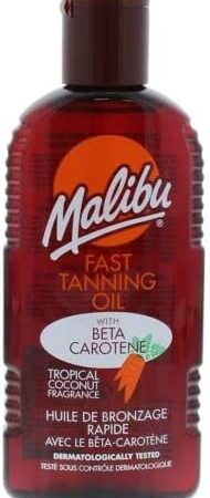 Crimson Kangaroo Fragrances 2 Pack Set Of Malibu Fast Tanning Oil With Carotene Sun Screen - 200 Millilitre Bottles x 2