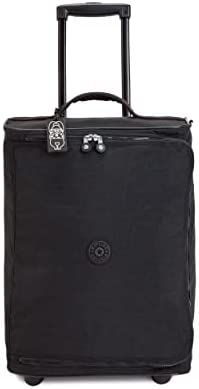 Kipling TEAGAN XS, Extra Small Cabine Size Soft Case 2 Wheels Duffle, 50.5 cm, 33 L, 1.9 kg, Black Noir