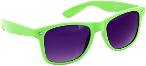 Neon Green Festival Sunglasses Mens Womens Unisex Fashion Retro Designer Wedding Shades UV400 Protection