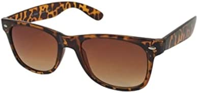 Vintage Retro Style Sunglasses Rectangle Tortoiseshell Brown Leopard Frames