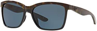 Costa Del Mar Anaa 109 Shiny Olive Tort On Black Sunglasses for Womens