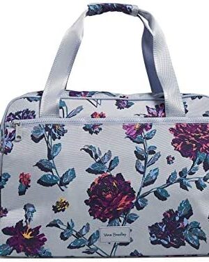 Vera Bradley Women's Recycled Lighten Up Reactive Weekender Travel Bag, Gray Heather, One Size